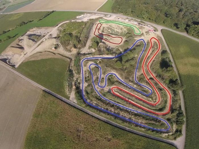 Motocross Strecke Schlatt Streckenplan